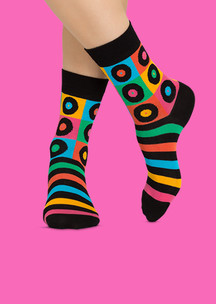 Цветные носки JNRB: Носки Диско и рок-н-ролл