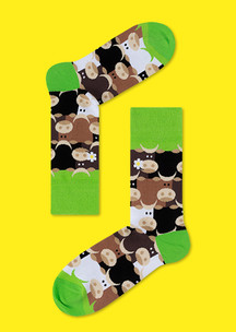Цветные носки JNRB: Носки 33 коровы