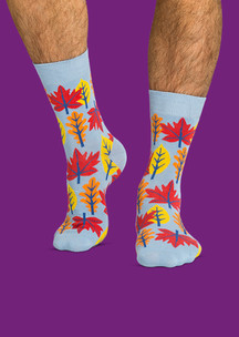 Цветные носки JNRB: Носки Кленовый лист