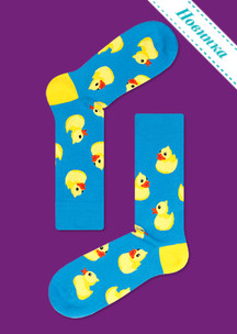 Цветные носки Funny Socks: Чемодан модных носков (с 21 парой)