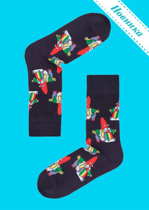 Цветные носки Funny Socks: Чемодан модных носков (с 21 парой)