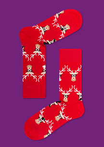 Красные JNRB: Носки Серебряное копытце