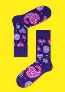 Цветные носки JNRB: Носки Фиолетовые огурцы