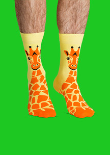Цветные носки JNRB: Носки Солнечный жираф