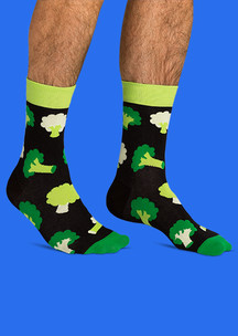 Цветные носки JNRB: Носки Брокколи