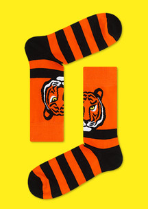 Оранжевые JNRB: Носки Тигр