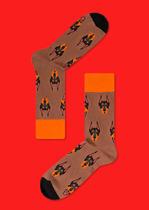 Коричневые JNRB: Носки Бесстрашный доберман