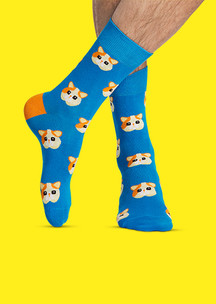 Цветные носки JNRB: Носки Персиковый кот