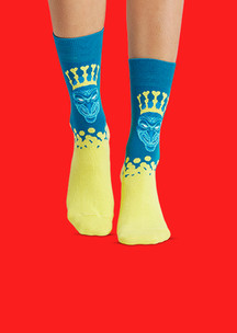 Цветные носки JNRB: Носки Кощей и злато