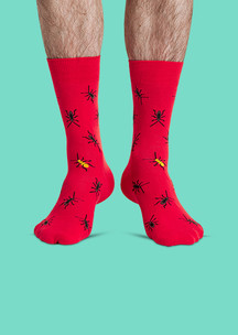 Цветные носки JNRB: Носки Опасные насекомые