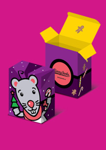 Funny Socks: Коробка Год Металлической Крысы для 2 пар