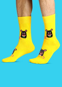Цветные носки JNRB: Носки Мышки-мимимышки