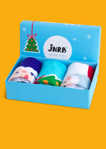 Цветные носки JNRB: Набор Ёлочка, гори!