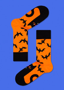 Оранжевые JNRB: Носки Летучие мыши