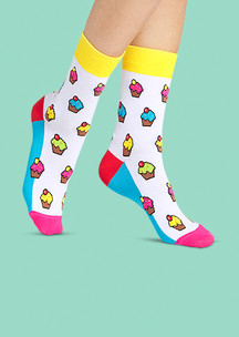Женские носки с капкейками FunnySocks