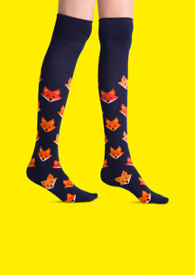 Цветные носки JNRB: Чулки Братец лис