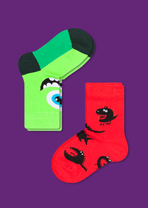 Детские носки JNRB: Носки детские (2 пары) Монстрик и чудища