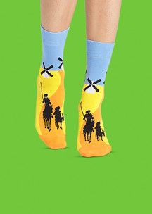Цветные носки JNRB: Носки Дон Кихот Ламанческий