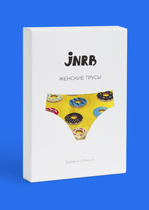 Цветные носки JNRB: Трусики слипы Пончики