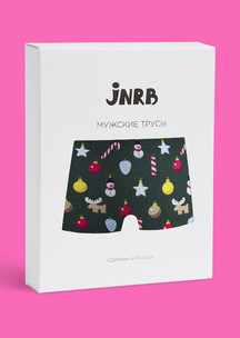Цветные носки JNRB: Трусы боксеры Шишки да иголки