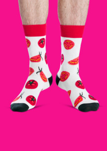 Цветные носки JNRB: Носки Томатно-помидорные