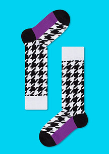 Строгий стиль (геометрия) JNRB: Гольфы Черно-белые