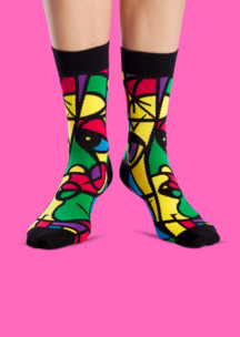 Цветные носки JNRB: Носки Кубизм-губизм