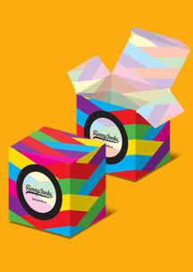 С геометрией Funny Socks: Коробка Чайнатаун для 4-х пар