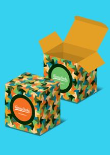 Подарочная упаковка Funny Socks: Коробка Фавелы Рио для 4-х пар