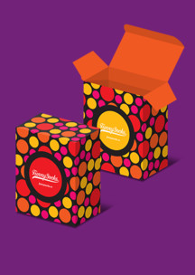 Подарочная упаковка Funny Socks: Коробка Пигаль для 2-х пар