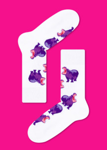 JNRB: Носки Фиолетовый бегемот