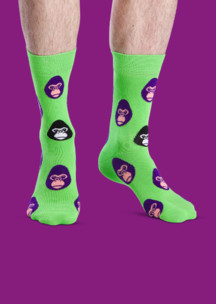 Цветные носки JNRB: Носки Грин гориллаз
