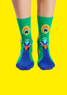 Цветные носки JNRB: Носки Павлин-мавлин