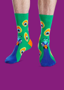 Цветные носки JNRB: Носки Павлин-мавлин