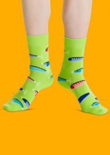 Цветные носки JNRB: Носки Ловля на блесну