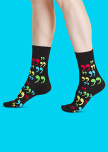 Цветные носки JNRB: Носки Кавычки