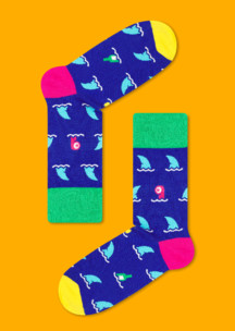 Цветные носки JNRB: Носки Акулий плавник