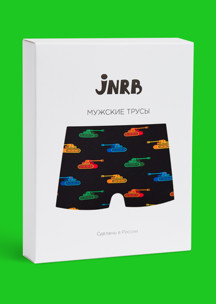 Цветные носки JNRB: Трусы боксеры Танчики