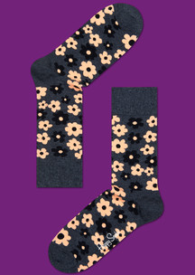 С орнаментом Happy Socks: Носки Афро-фиалка
