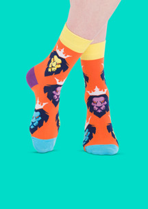 Цветные носки JNRB: Носки Царь зверей