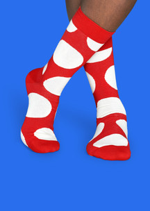 Цветные носки Happy Socks: Носки Мухоморные