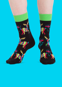 Цветные носки JNRB: Носки Сказочные лоси