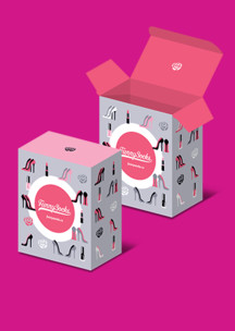 Подарочная упаковка JNRB: Коробка Туфельки принцессы для 2-х пар