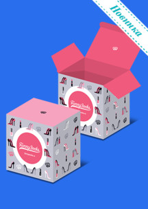 Подарочная упаковка JNRB: Коробка Туфельки принцессы для 4-х пар