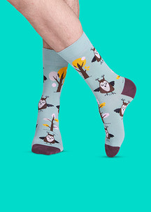 Цветные носки JNRB: Носки Сонные совы