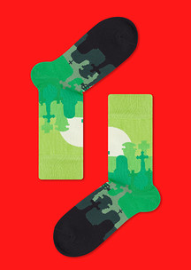 Темно-зеленые JNRB: Носки Каменное безмолвие