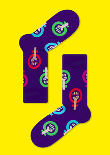 С символами JNRB: Носки Феминистки