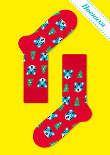 Цветные носки JNRB: Набор Новогодние пингвинята