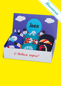 Новогодние носки JNRB: Набор Снеговик