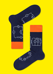 Цветные носки JNRB: Носки Электрическая цепь